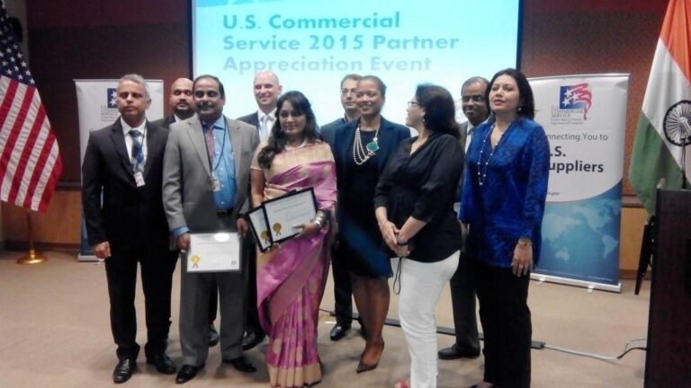 United States Department of Commerce – U.S. Commercial Services recognises contribution of World Trade Center Pune to Indo-US bi-lateral trade