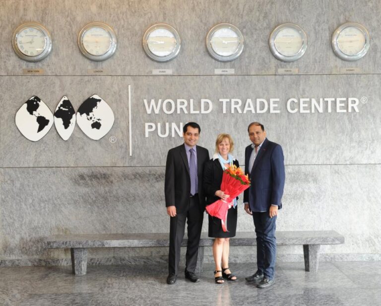 WTCA Director & President and CEO WTC Winnipeg Ms. Mariette Mulaire in Pune