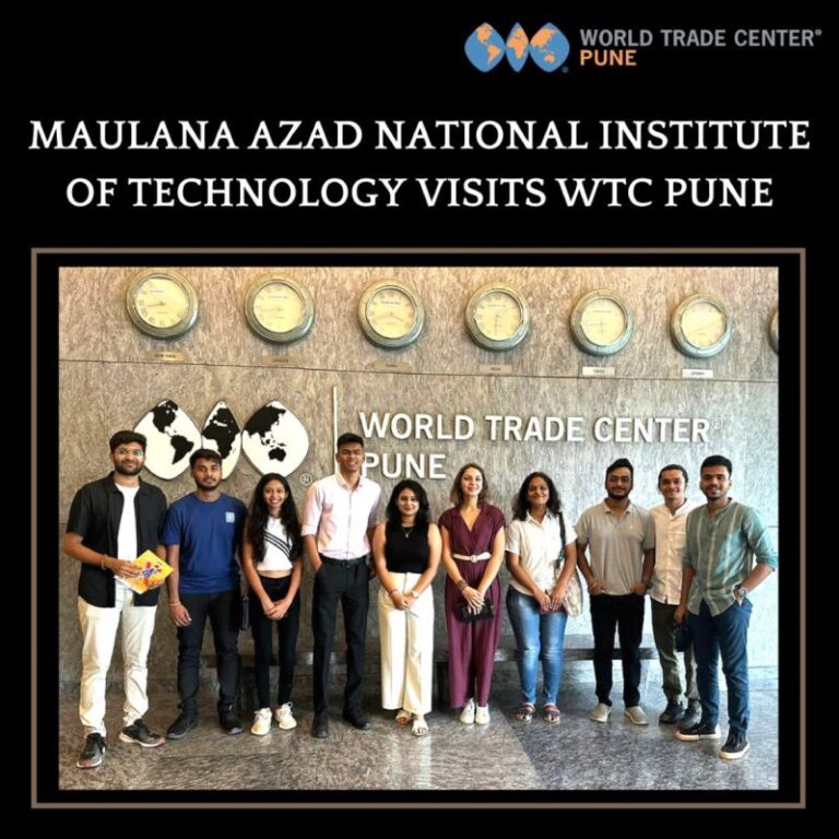 WTC Pune welcomed students from Maulana Azad National Institute of Technology, Bhopal