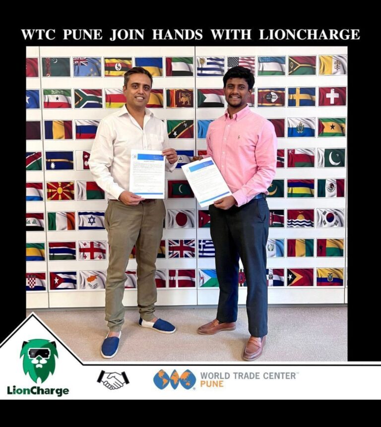 World Trade center pune welcomes new partner – lioncharge