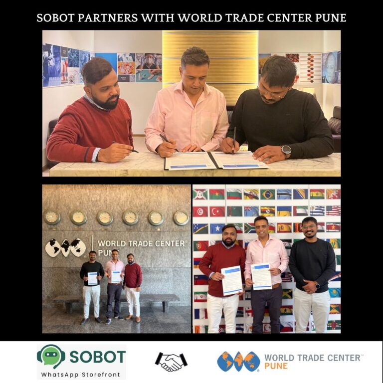 WTC Pune Strategically marks its alliance with Sobot